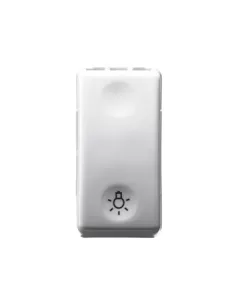 Pulsador Gewiss 1p na 10a luz gw20513 sistema blanco